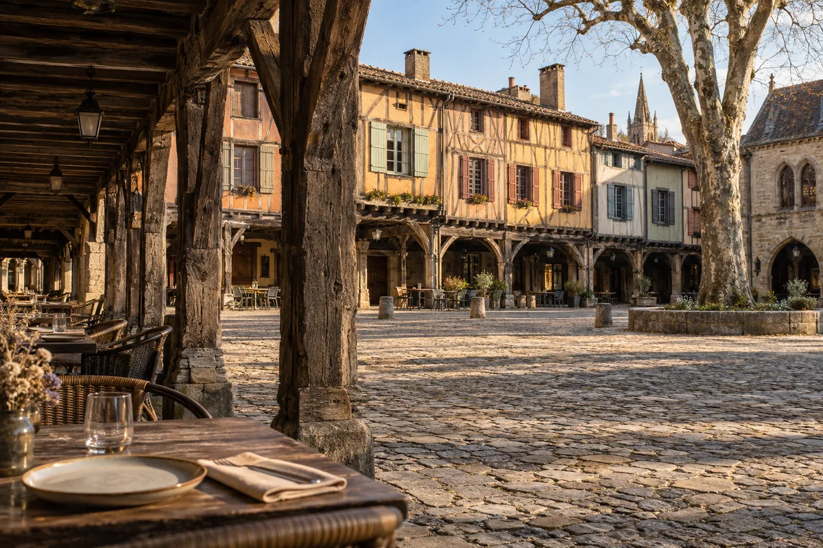 Restaurants de Mirepoix : sous les couverts médiévaux et autour du marché