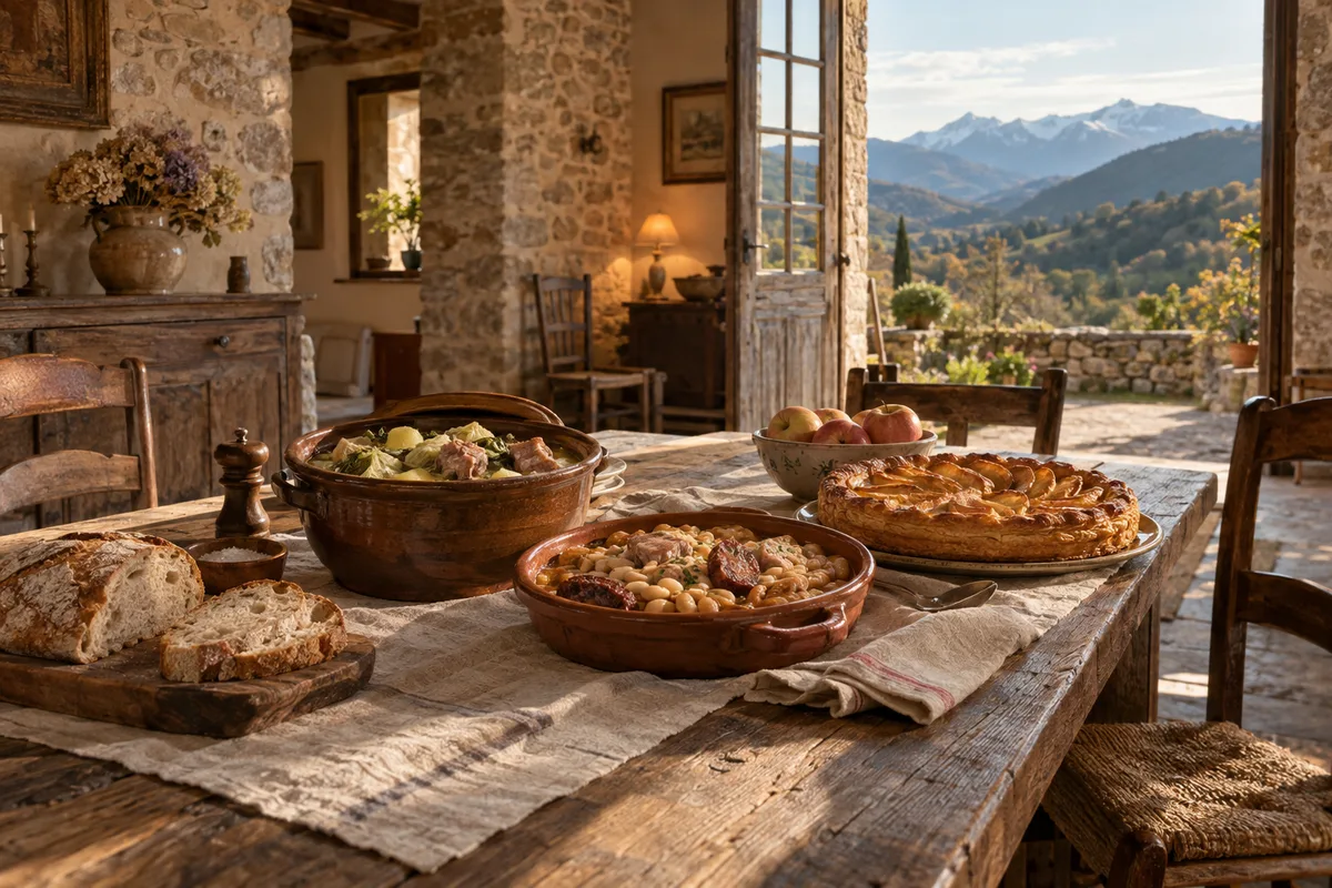Spécialités ariégeoises : azinat, mounjetado, croustade et autres plats de terroir